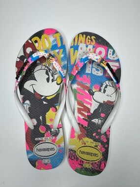 Havaianas Women’s Minnie Mouse Multicolor Flip Flops Disney Cruise Line